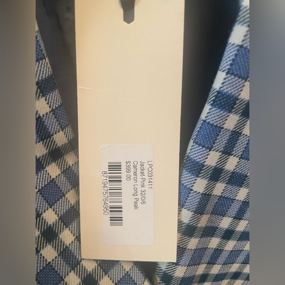 SUISTUDIO Cameron Blue Check Blazer- size 0 - Picture 10 of 13
